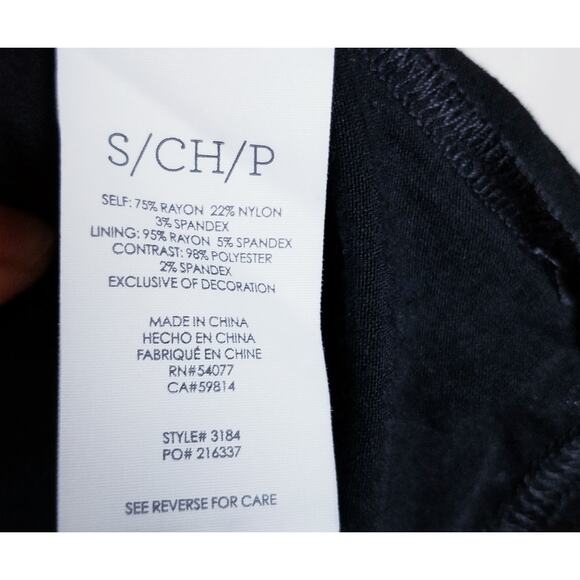 CAbi LOVE, CAROL Jacket Modern Mesh #3184 Back Black Gray Ponte Knit - Small - Picture 10 of 11